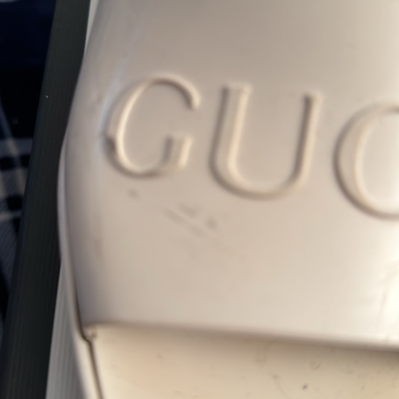 Gucci Rubber Monogram Slide Mule Sandals Sz 8 - Picture 15 of 15